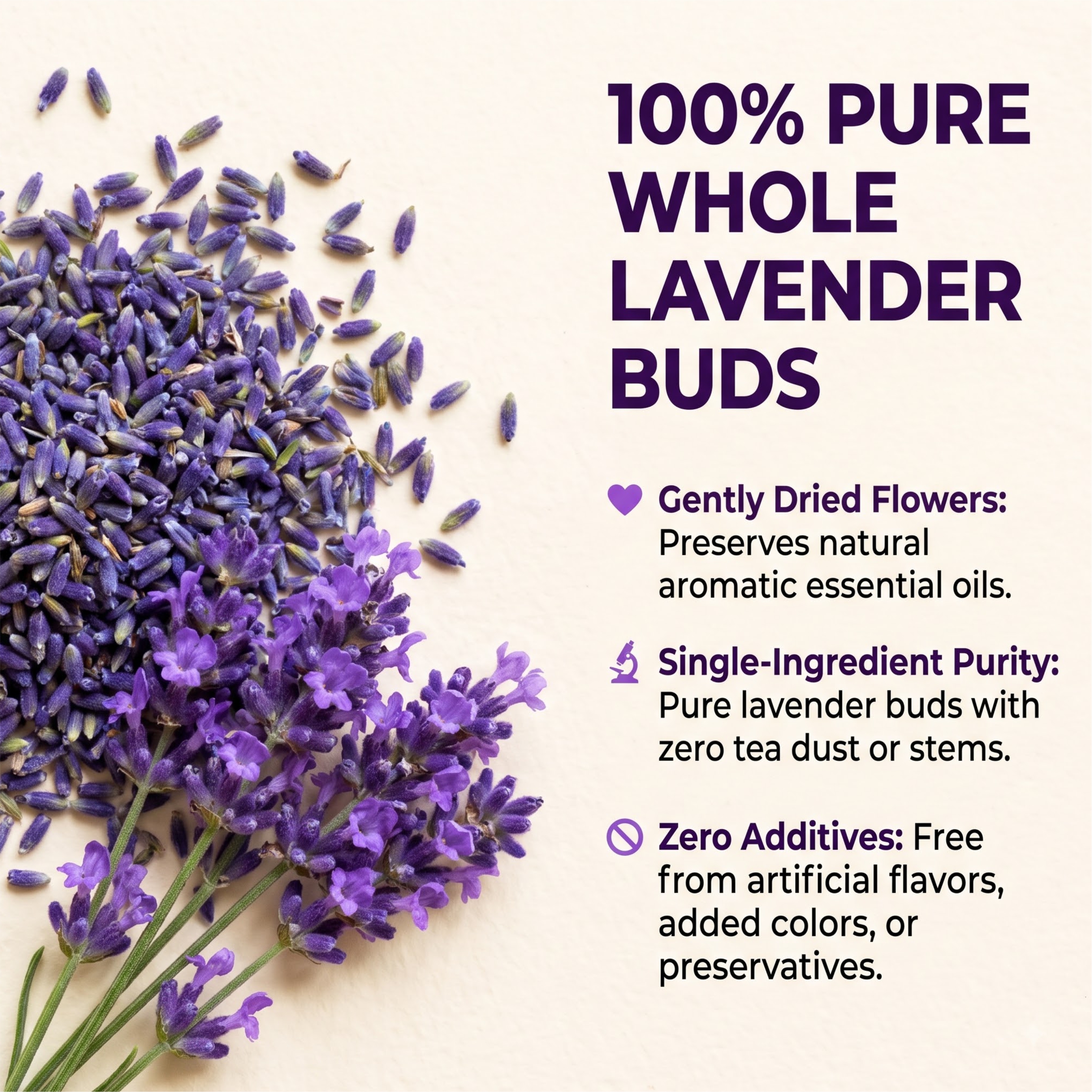 Lavender Buds Herbal Tea thumbnail 2