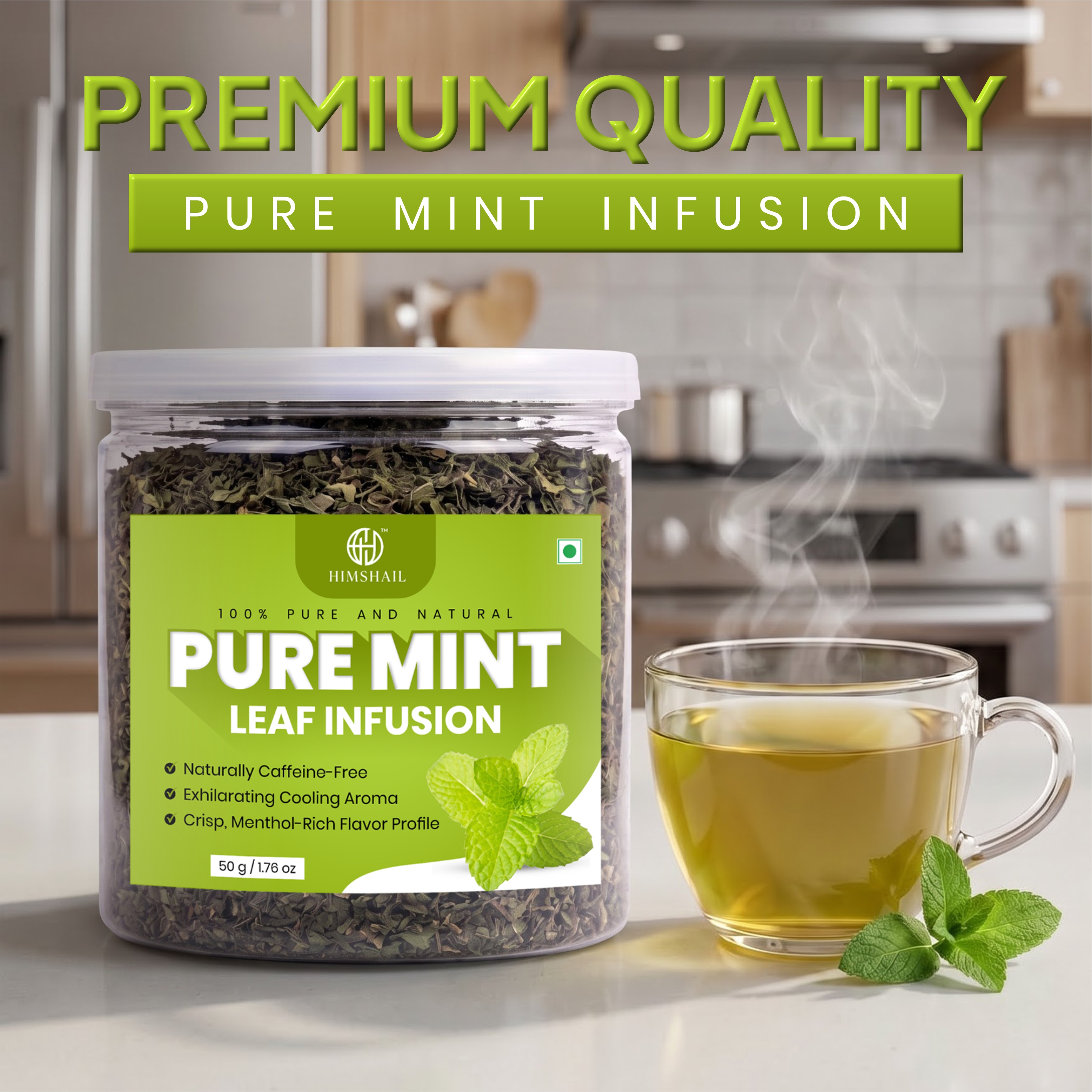 Spearmint Peppermint Herbal Tea thumbnail 5