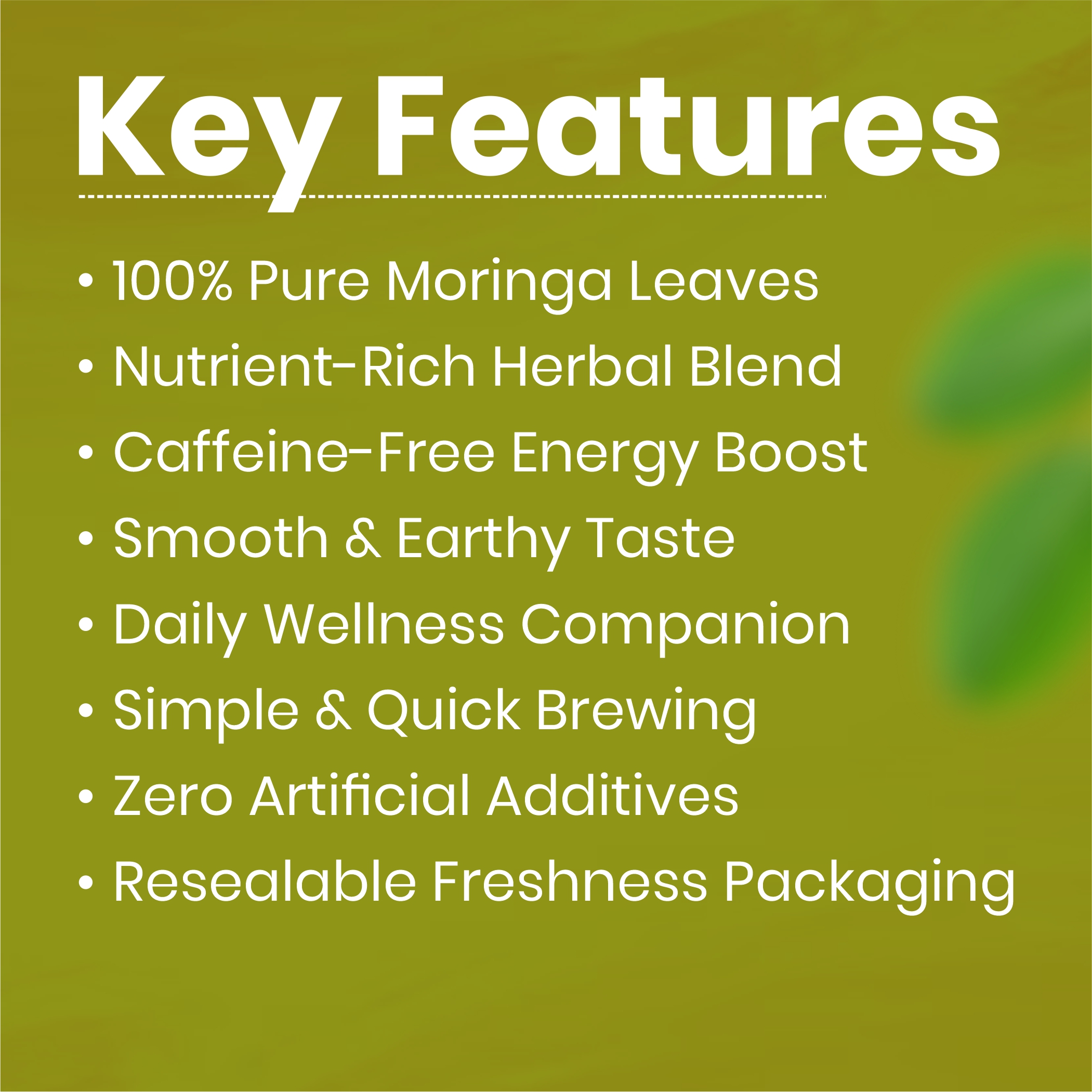 Moringa Leaf Herbal Tea thumbnail 6