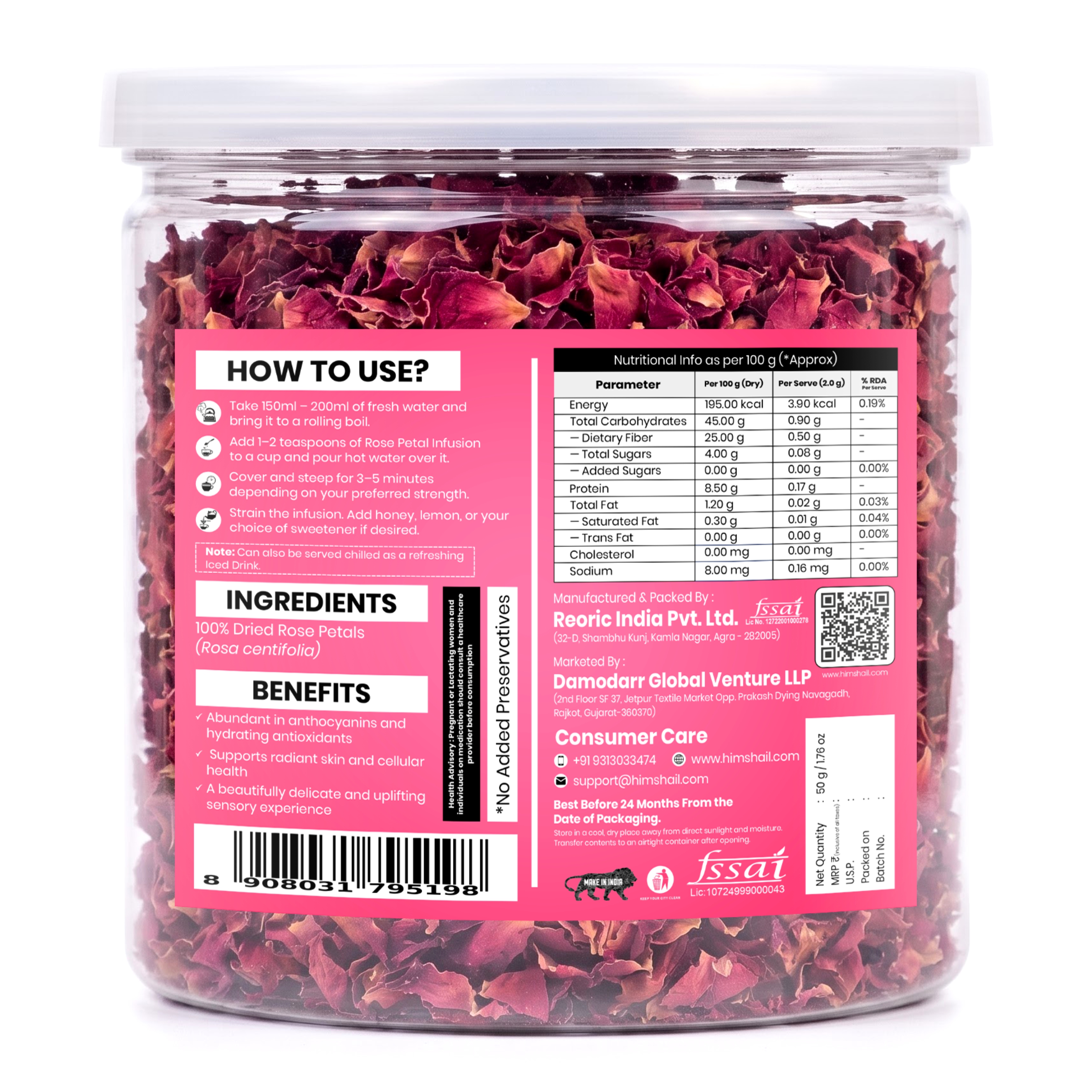 Rose Petal Herbal Tea thumbnail 4