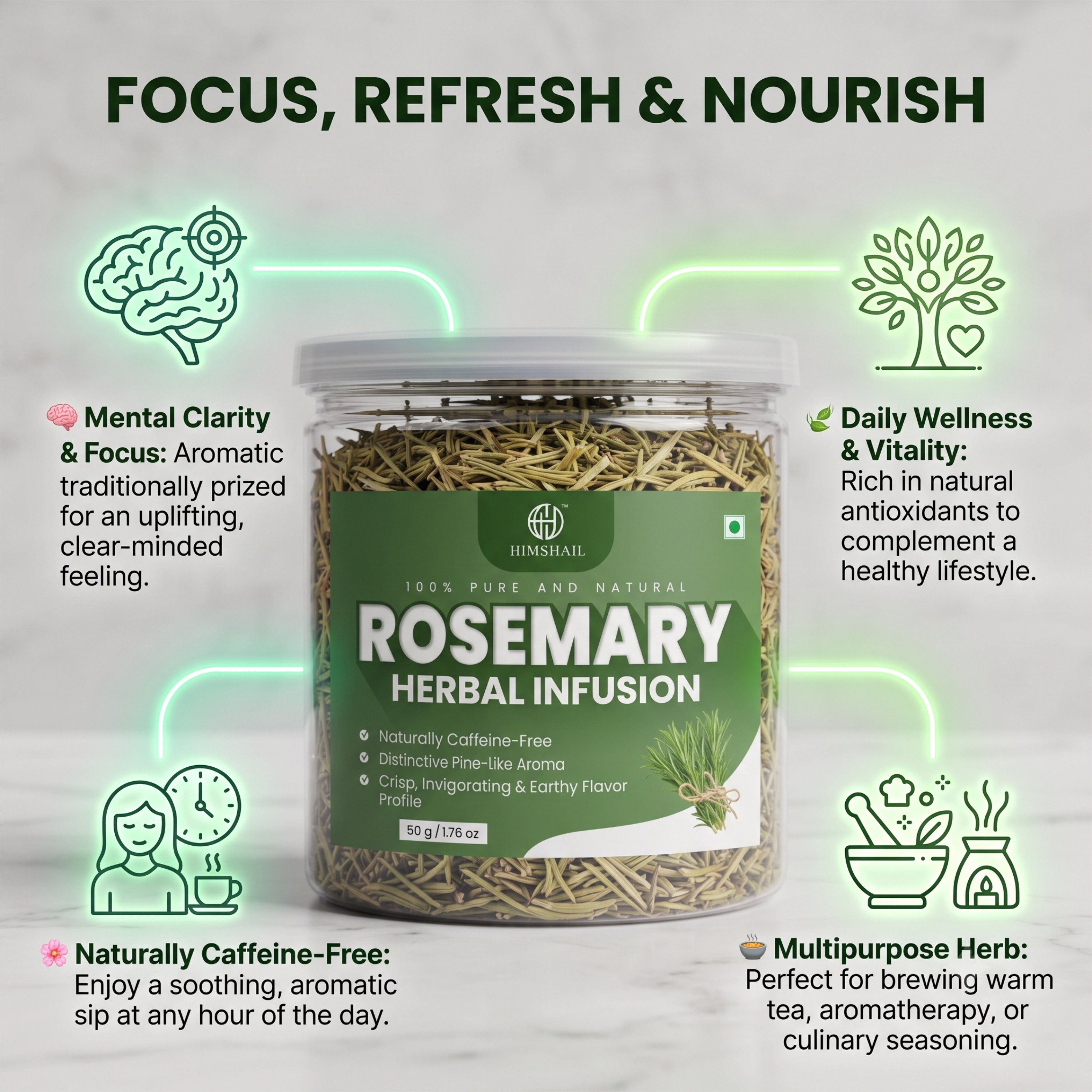 Rosemary Leaf Herbal Tea thumbnail 7