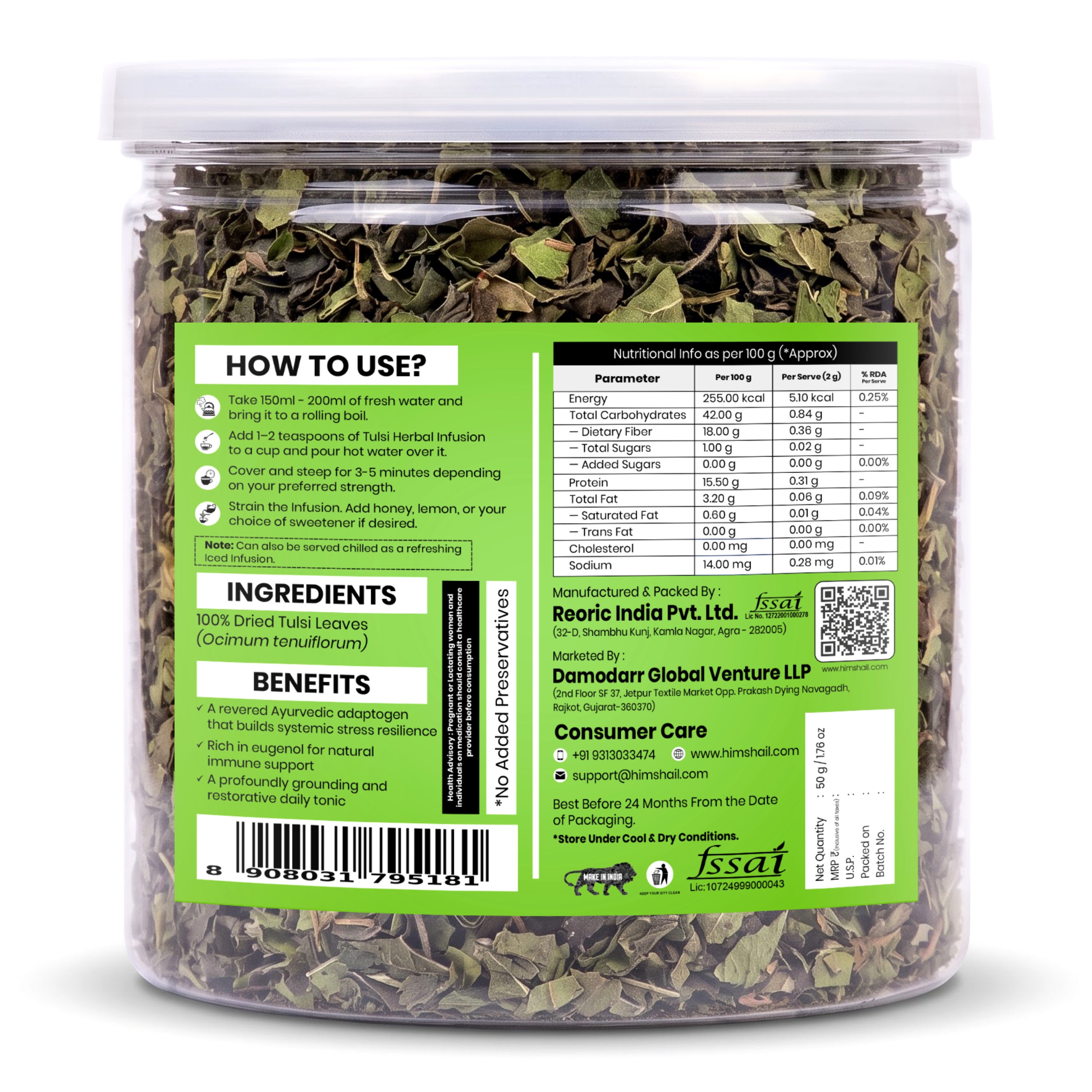 Tulsi Holy Basil Herbal Tea thumbnail 4