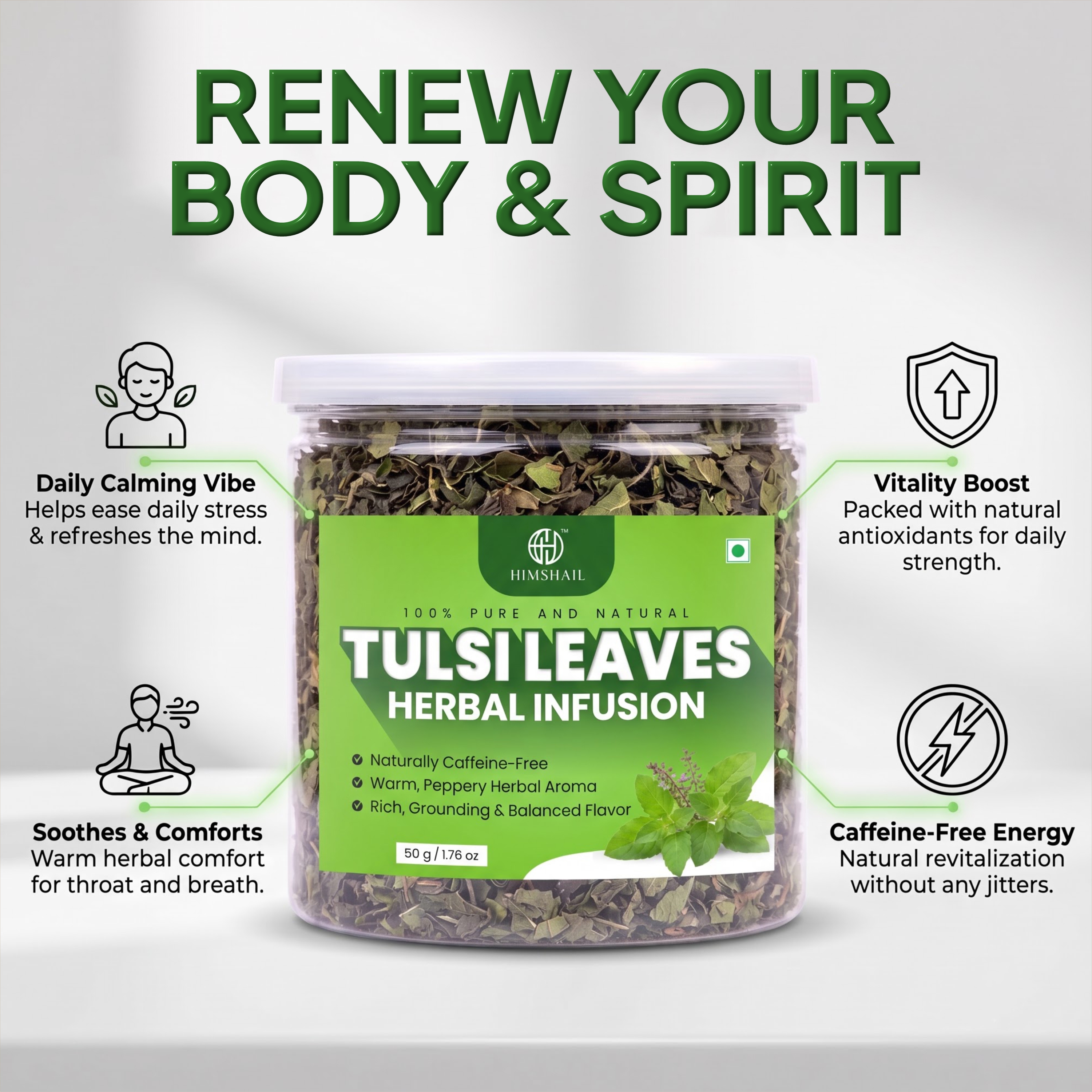Tulsi Holy Basil Herbal Tea thumbnail 2